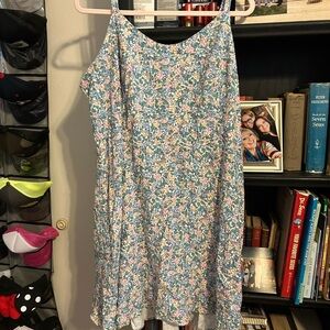 Old Navy Floral Mini Dress - Blue and Pink